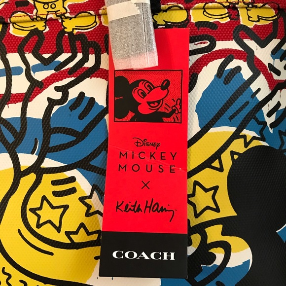🐭❤️ Disney Mickey Mouse X Keith Haring Tote 38 - Picture 12 of 13